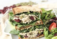 Tuna Salad with Cranberries and Crunchy Almonds