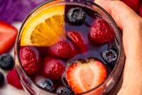 Berry Sangria and Refreshing Non-Alcoholic Berry Mocktail