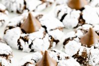 Chocolate Crinkle Cookies with Hershey’s Kiss Centers