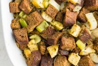 Gluten-Free Paleo Stuffing Made with Paleo Bread