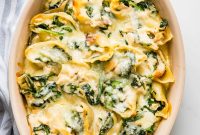 Creamy Chicken Alfredo Stuffed Shells Recipe for Dinner