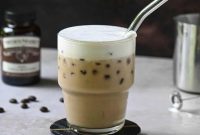 Iced Vanilla Bean Latte Recipe Using Real Vanilla Extract