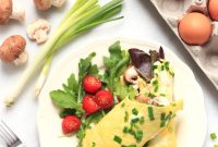 Gluten-Free Dairy-Free Spinach and Mushroom Omelet Recipe