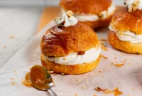 Salted Caramel Hazelnut Fastelavnsboller Recipe