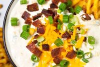 Loaded Baked Potato Dip Recipe for Parties and Game Day