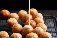 Maple-Glazed Apple Fritter Donut Holes Recipe
