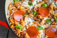 One-Pot Pizza Pasta Bake: Quick Weeknight Dinner Recipe