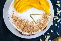 Coconut Mango Ice Cream Pie Recipe — Creamy Tropical No-Bake Dessert