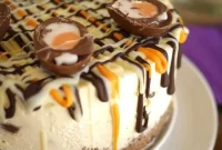 No-Bake Creme Egg Cheesecake Recipe for Spring Treat
