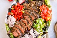 Flank Steak Salad with Tangy Balsamic Vinaigrette