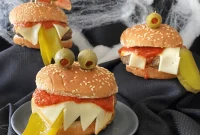 Spooky Halloween Monster Burger Recipes to Impress Guests