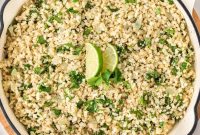 Cilantro Lime Cauliflower Rice Recipe — Zesty Low-Carb Side