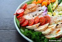 Creamy Chicken and Avocado Salad with Tangy Sesame Dressing