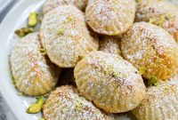 Pistachio Maamoul: Traditional Middle Eastern Filled Shortbread Cookies