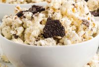 Oreo Chocolate Popcorn Recipe for Parties and Snacks