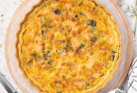 Smoked Salmon and Dill Quiche Recipe for Brunch