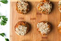 Crispy Baked Sweet Potato Falafel with Tahini Sauce
