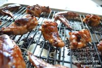 Crispy Baked Balsamic Caramel Chicken Wings