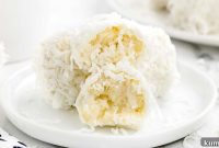 Coconut Snowball Cookies: Chewy Coconut Truffles