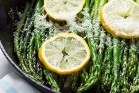 Parmesan Lemon Asparagus Skillet Recipe for Spring Sides