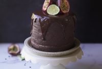 Spicy Chocolate Cake with Chili and Passionfruit Drizzle