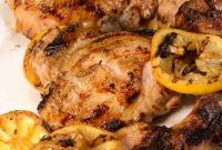 Lebanese Grilled Chicken with Creamy Garlic Sauce (Djej Mishwe)
