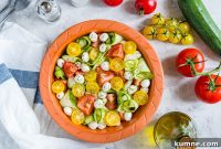 Summer Zucchini Caprese Salad for Clean Eating and Refreshing Meals