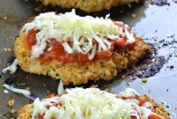 Crispy Baked Chicken Parmesan with Marinara and Mozzarella