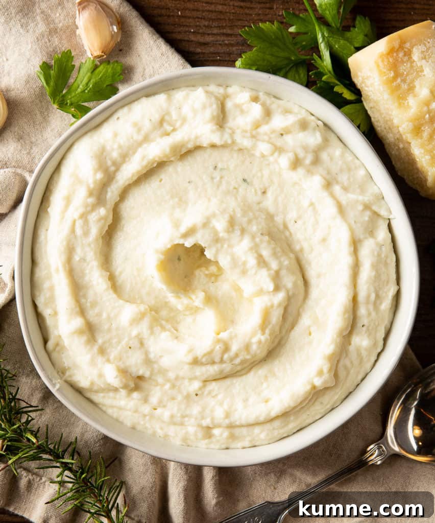 Creamy Boursin Mashed Potatoes with Garlic and Herbs 5 boursin mashed potatoes without garnish