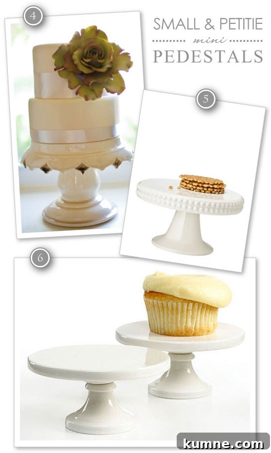 Mini Cupcake Pedestals Mini Cupcake Pedestals