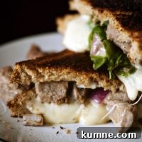 Leftover Lamb Grilled Cheese Sandwich