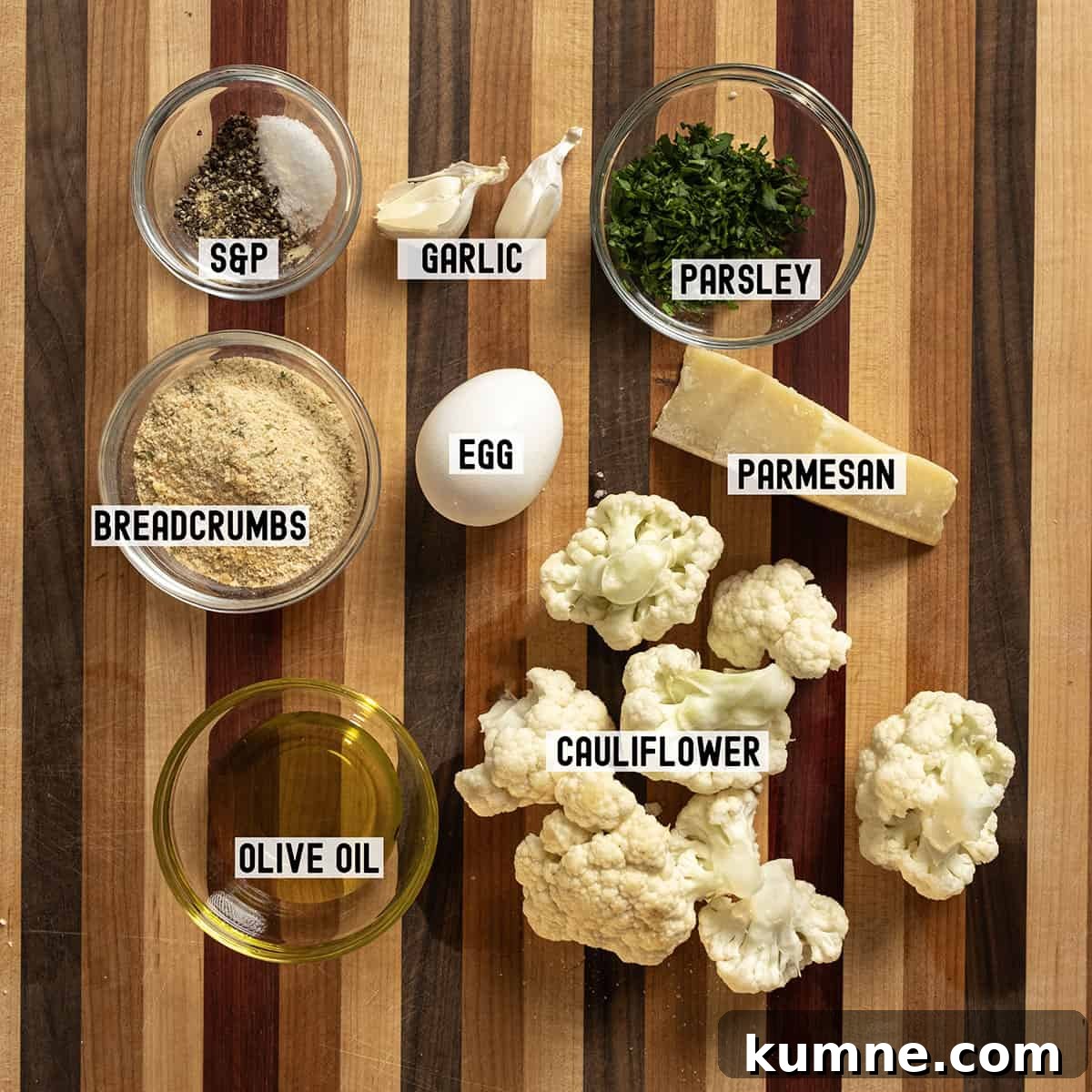 Ingredients for the recipe.