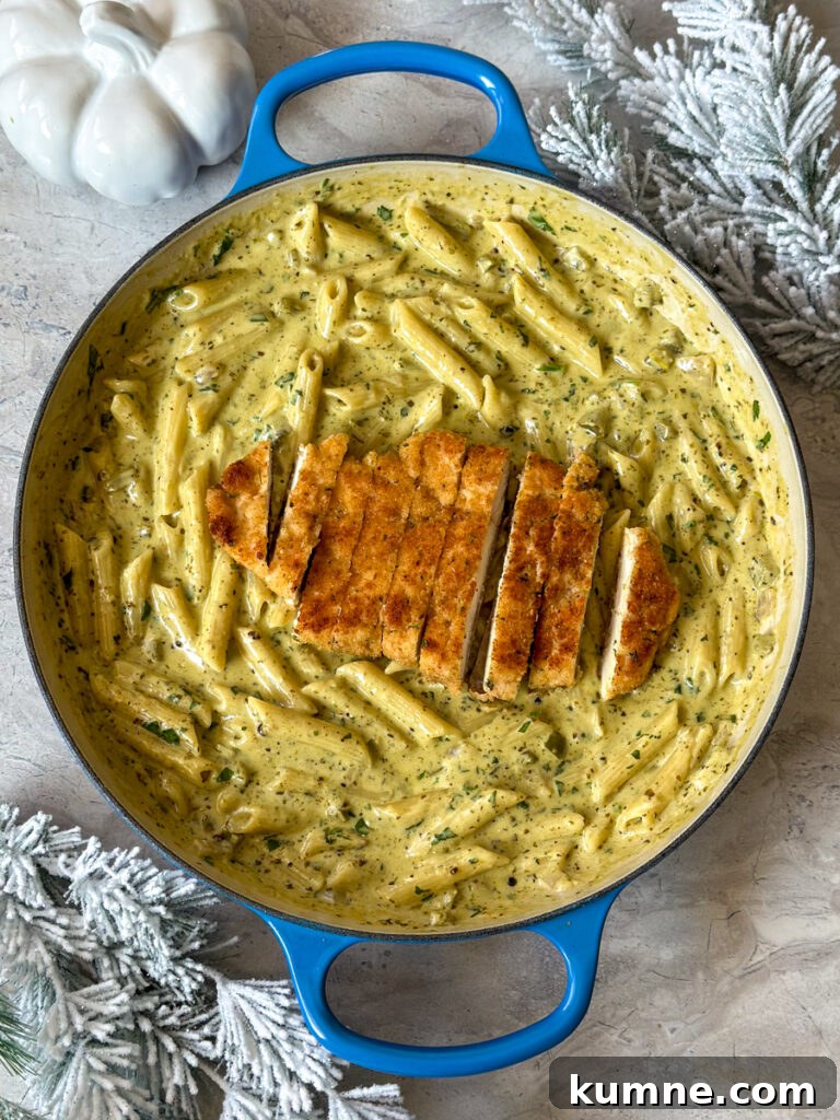 creamy pesto sauce pasta