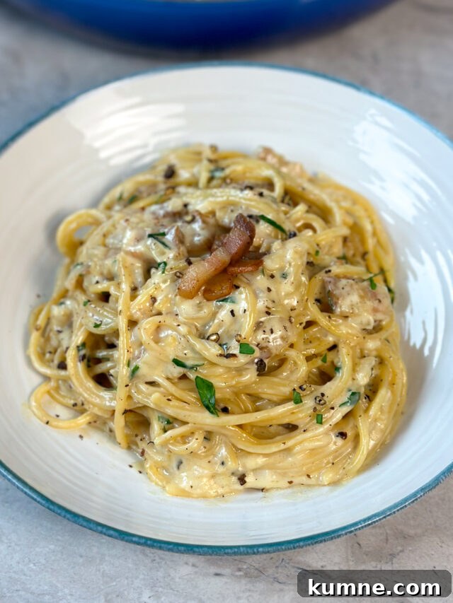 easy creamy carbonara