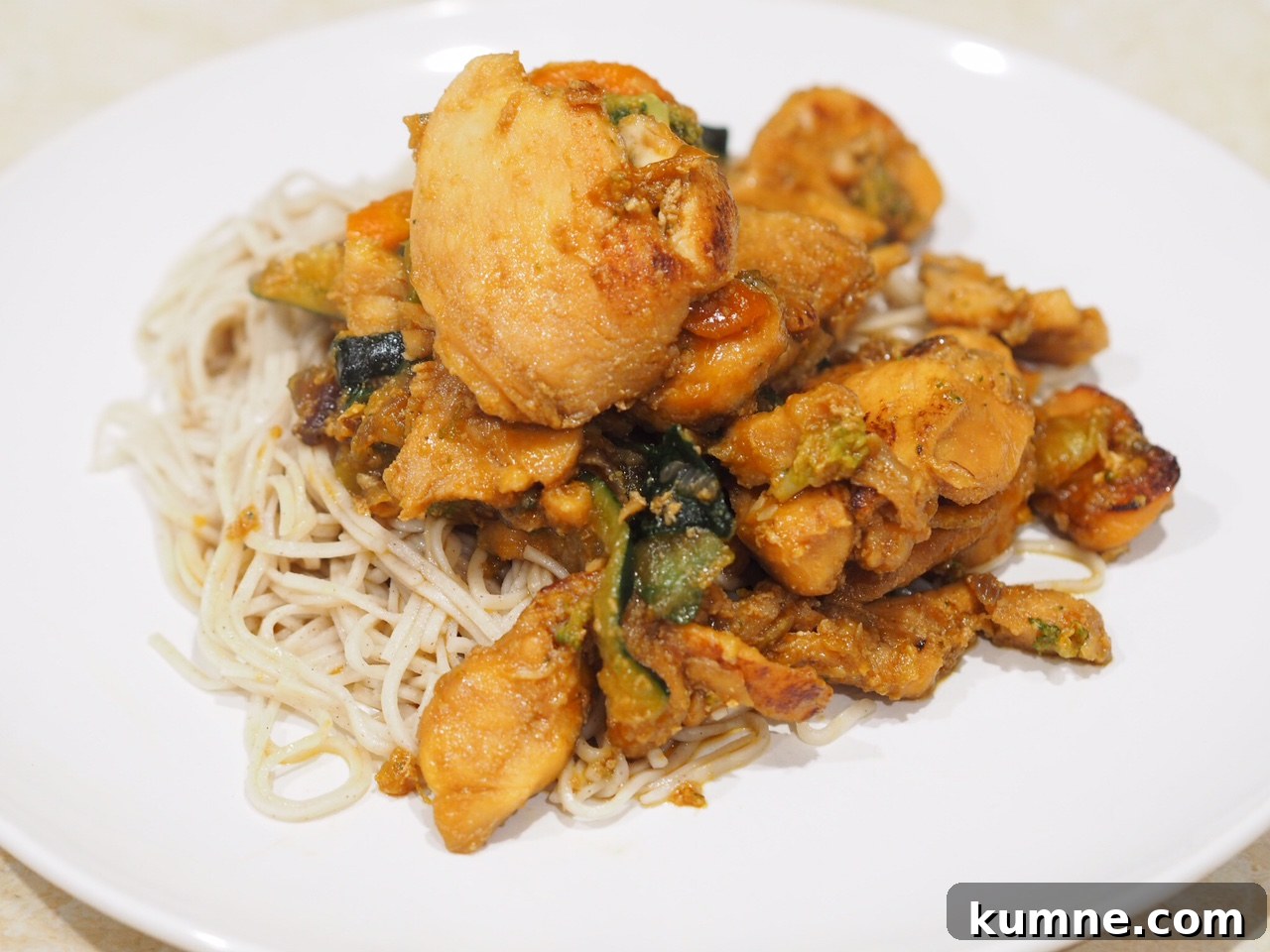 Honey, Soy and Garlic Chicken with Soba Noodles