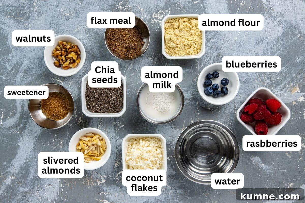 Creamy Chia Seed Breakfast Bowl with Fruit and Granola 3 img 11311 2