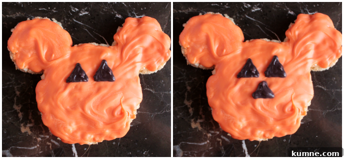 Mickey Pumpkin Marshmallow Cereal Treats Recipe 7 Mickey Pumpkin Marshmallow Cereal Treats