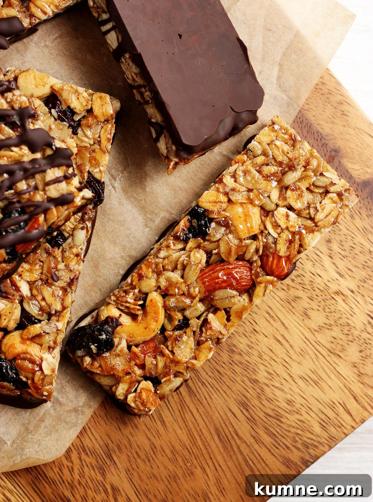 Copycat KIND Bar Recipe: Homemade Nut & Fruit Snack Bars 3 kind granola bar recipe