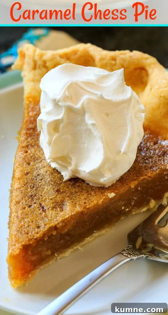 Easy Caramel Chess Pie