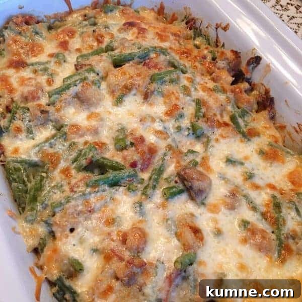 Crispy Fresh Green Bean Casserole with Garlic and Parmesan 13 Baked Green Bean Casserole