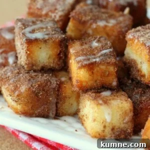 Angel food cake churro bites.