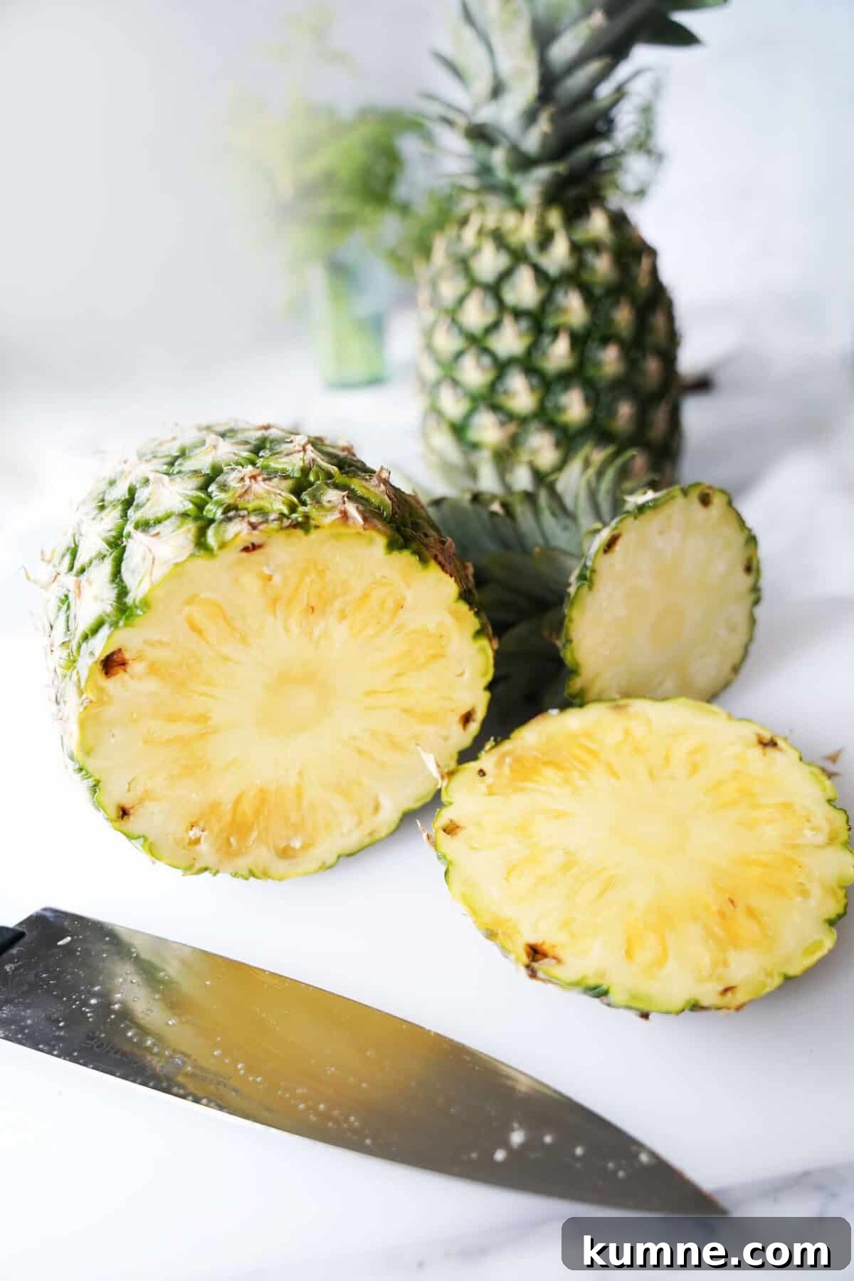 How to Tell When a Pineapple Is Ripe: 7 Signs to Look For 4 Cut Pineapple on Cutting Board