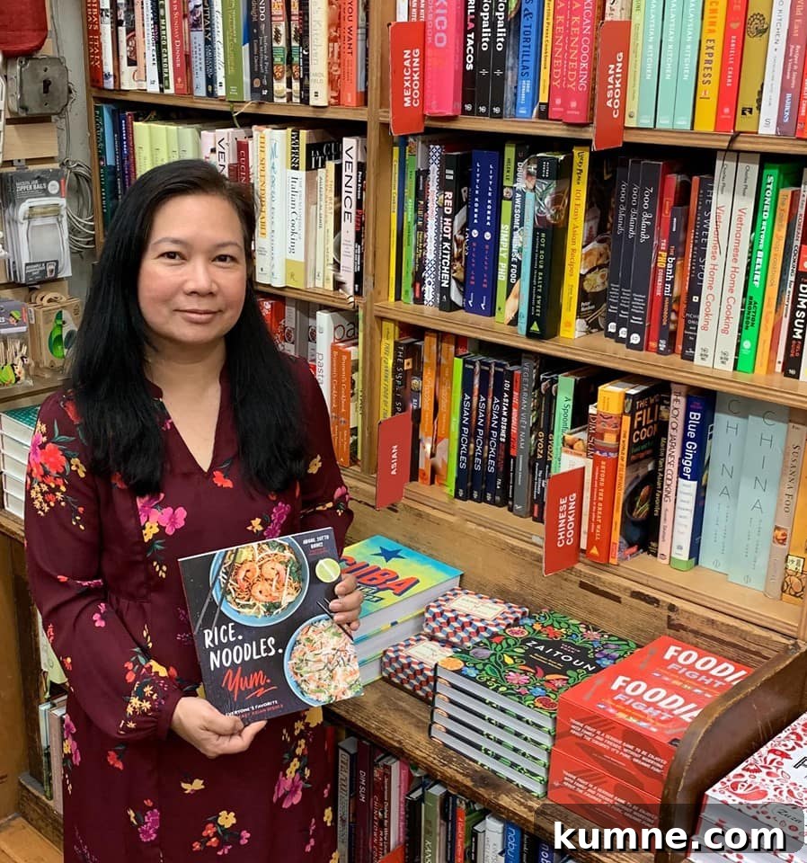 Cookbook on shelf