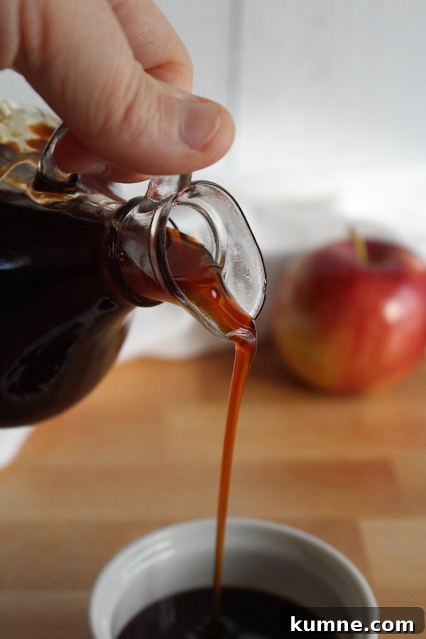Homemade Boiled Cider (Apple Cider Syrup)