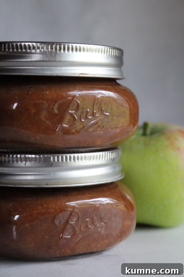Canning Apple Butter in half pint jars