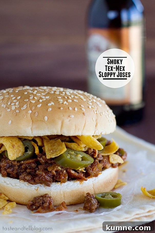 Slow Cooker Tex-Mex Shredded Chicken for Tacos and Bowls 5 Smoky Tex-Mex Sloppy Joses | www.tasteandtellblog.com