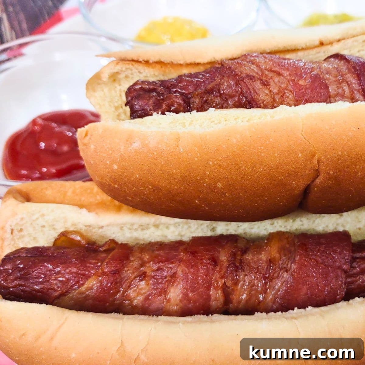 Crispy Air Fryer Bacon-Wrapped Dates Stuffed with Goat Cheese 10 bacon wrapped hot dogs air fryer recipe dinners done quick featured image