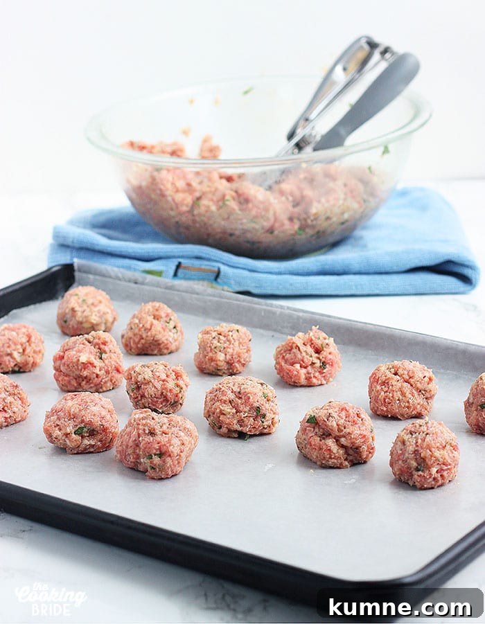 Homemade Meatballs from Scratch: Step-by-Step Recipe 6 Easy Meatballs