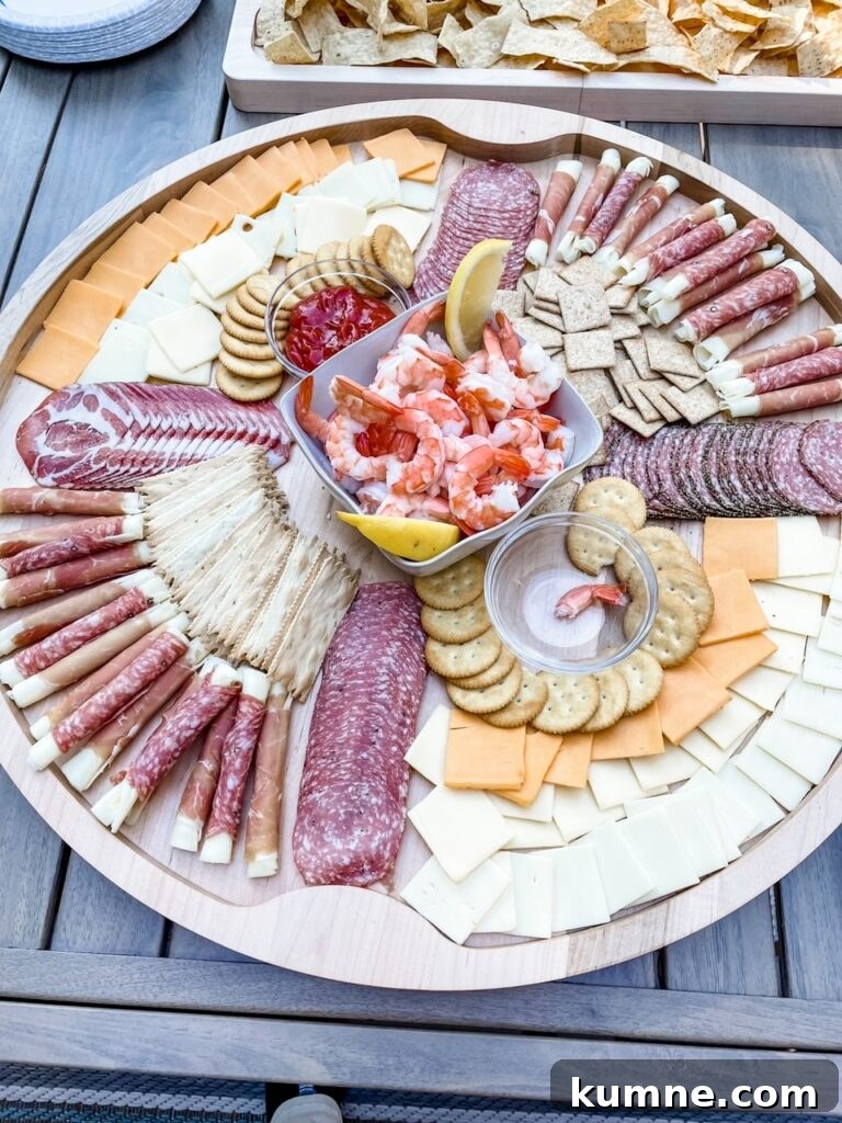 5 Essential Hosting Tips to Impress Your Guests 6 A platter of cheese and deli meats - a Easy Hosting Tips