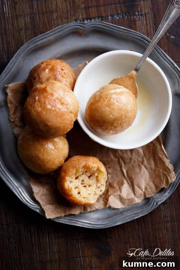 Maple-Glazed Apple Fritter Donut Holes Recipe 12 Maple Glazed Apple Fritter Donut Holes